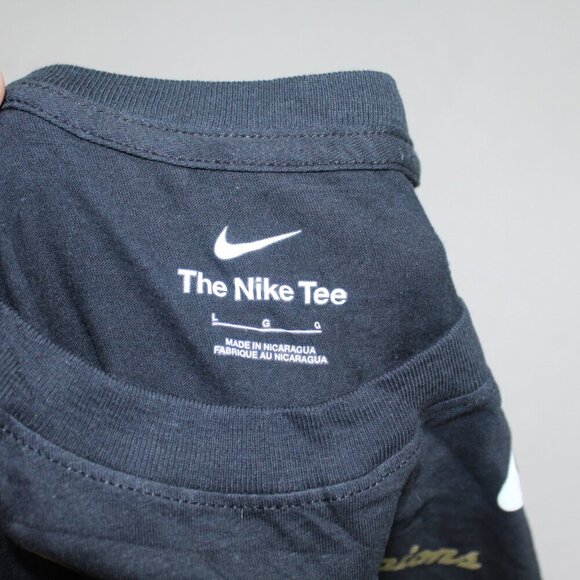 The Nike Tee Men Black Georgia Bull Dogs Tee Shirt Short Sleeve Size Large - Picture 9 of 10